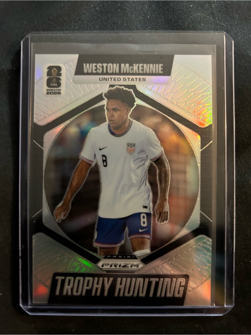 Panini Prizm Weston McKennie Soccer Card - White/Blue